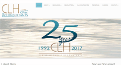 Desktop Screenshot of clh-cpa.com